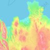 Norðurþing topographic map, elevation, terrain