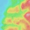 Lac Lambert topographic map, elevation, terrain