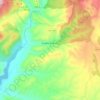 Puebla de Valles topographic map, elevation, terrain