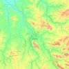 Jaraguá topographic map, elevation, terrain