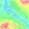 Lake Havasu topographic map, elevation, terrain