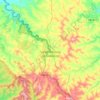 Santo Antônio do Sudoeste topographic map, elevation, terrain