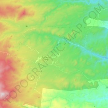 Red Feather Lakes topographic map, elevation, terrain