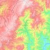 Yacuambi topographic map, elevation, terrain