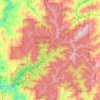 Marble Mountain Wilderness topographic map, elevation, terrain