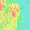 Peipsiääre vald topographic map, elevation, terrain