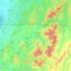 Missisquoi River topographic map, elevation, terrain