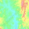 Muttama topographic map, elevation, terrain