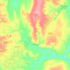 Biritinga topographic map, elevation, terrain