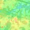 Sims topographic map, elevation, terrain