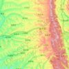 隆德县 topographic map, elevation, terrain