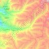 Ayaviri topographic map, elevation, terrain