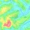 Tijuca topographic map, elevation, terrain