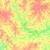 Stephenson County topographic map, elevation, terrain