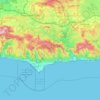 Unincorporated Santa Monica Mountains topographic map, elevation, terrain