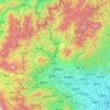 Gunma Prefecture topographic map, elevation, terrain