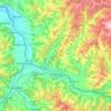 Langnau im Emmental topographic map, elevation, terrain