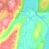 Chassell Township topographic map, elevation, terrain