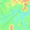 Florália topographic map, elevation, terrain