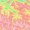 孜托镇 topographic map, elevation, terrain