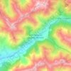 Saint-Maurice-en-Valgodemard topographic map, elevation, terrain