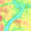Saint-Jean-Froidmentel topographic map, elevation, terrain