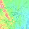 Jozini Ward 20 topographic map, elevation, terrain