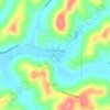Quaker City topographic map, elevation, terrain