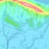 Ana e Malit topographic map, elevation, terrain