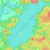 Mary Lake topographic map, elevation, terrain