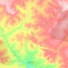 Inhaúmas topographic map, elevation, terrain