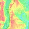 Otsego Lake Township topographic map, elevation, terrain