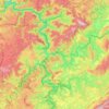 Summers County topographic map, elevation, terrain