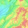 Diamond Bar topographic map, elevation, terrain