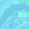 Fort Jackson topographic map, elevation, terrain