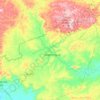 Quebrangulo topographic map, elevation, terrain