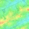Herzele topographic map, elevation, terrain