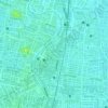 Gubeng topographic map, elevation, terrain