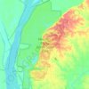 Meeman-Shelby Forest State Park topographic map, elevation, terrain