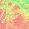 彝良县 topographic map, elevation, terrain
