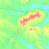 Michie topographic map, elevation, terrain