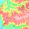Cambremer topographic map, elevation, terrain