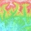 Horná Lehota topographic map, elevation, terrain