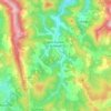 Saint-Nazaire-le-Désert topographic map, elevation, terrain