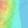 Barra Nova topographic map, elevation, terrain