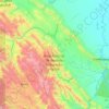 Río Tuichi topographic map, elevation, terrain