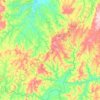Santana da Boa Vista topographic map, elevation, terrain
