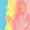 Provincia de Antofagasta topographic map, elevation, terrain