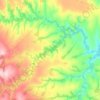 Nova Itamarati topographic map, elevation, terrain
