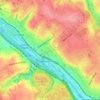 Manayunk topographic map, elevation, terrain